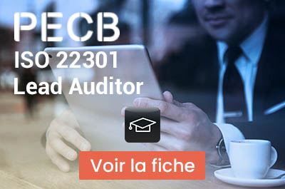 Cours PECB ISO 22301 Lead Auditor - cours & certification (5 jours)